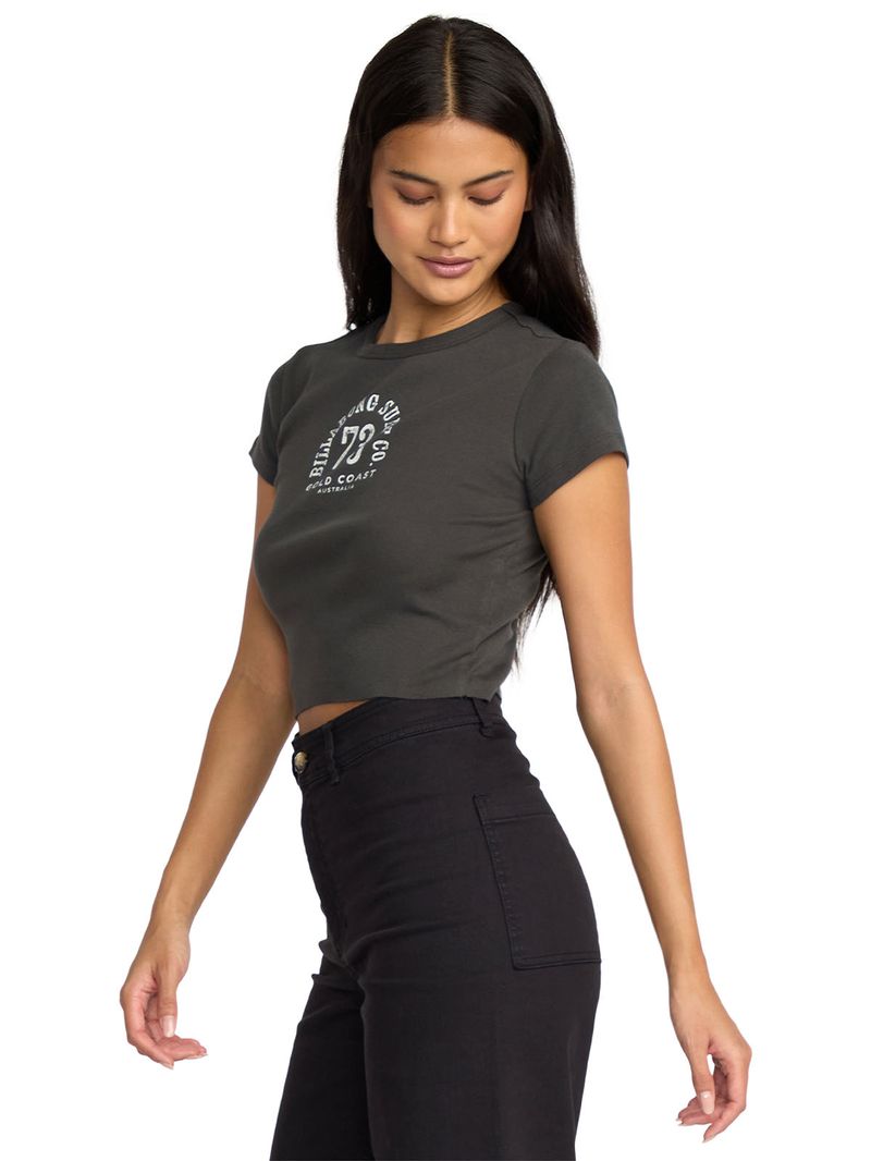 Polera-m-c-Mujer-Walking-slow-Negro-Billabong