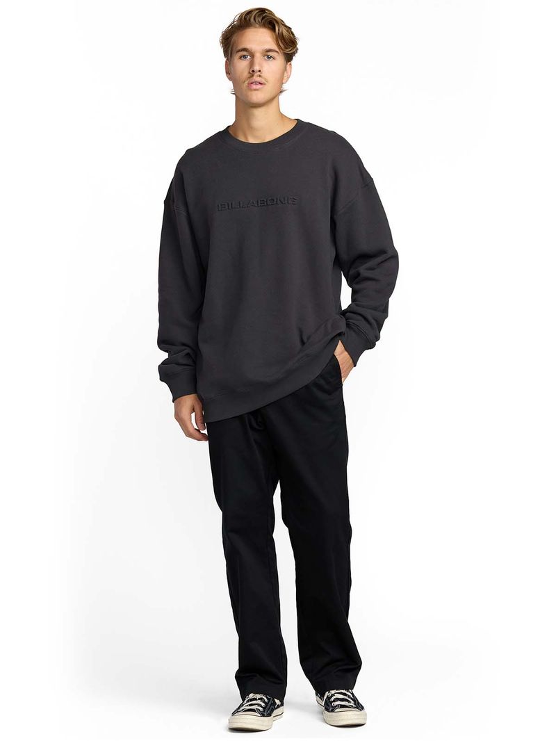 Poleron-Hombre-Iconic-emboss-Negro-Billabong