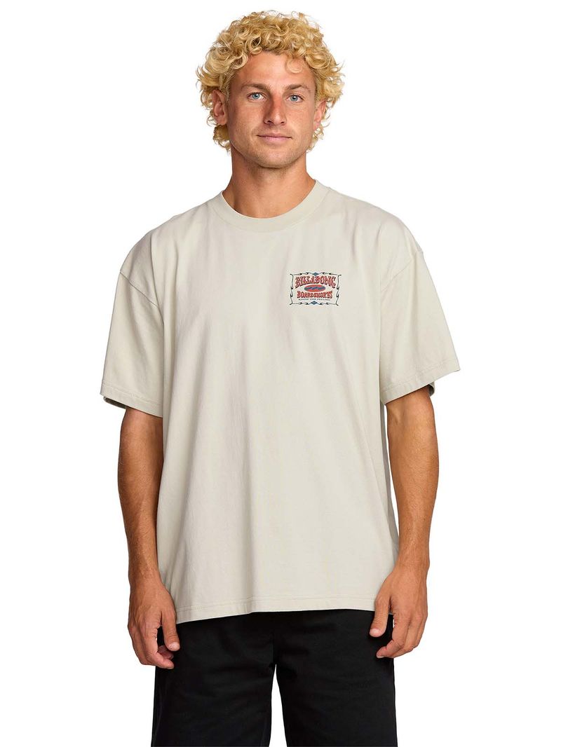 Polera m/c Hombre Double spread og Blanco Billabong