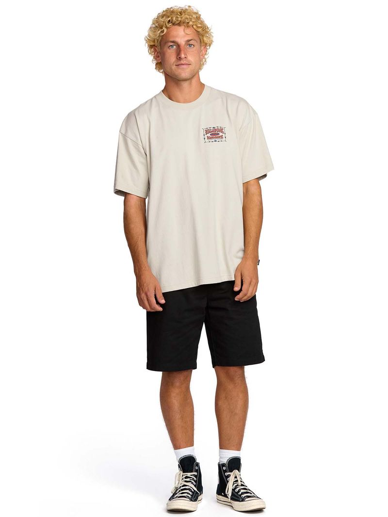 Polera m/c Hombre Double spread og Blanco Billabong