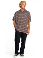 Polera m/c Hombre Shibuya polo Morado Billabong