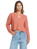 Sweater Mujer Good Catch Naranjo Billabong