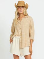 Blusa Mujer Layer Up Woven Billabong