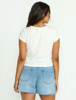 Polera Manga Corta Mujer Daily Blanca Billabong