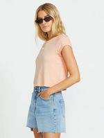 Polera Manga Corta Mujer Daily Peach Billabong