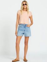 Polera Manga Corta Mujer Daily Peach Billabong