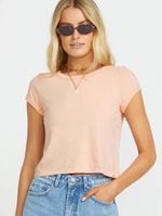 Polera Manga Corta Mujer Daily Peach Billabong