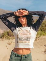 Polera Mujer Eye Vibes Blanca Billabong