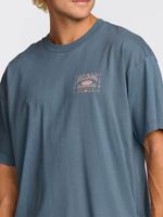 Polera Manga Corta Hombre Double Spread Dg SS Azul Billabong