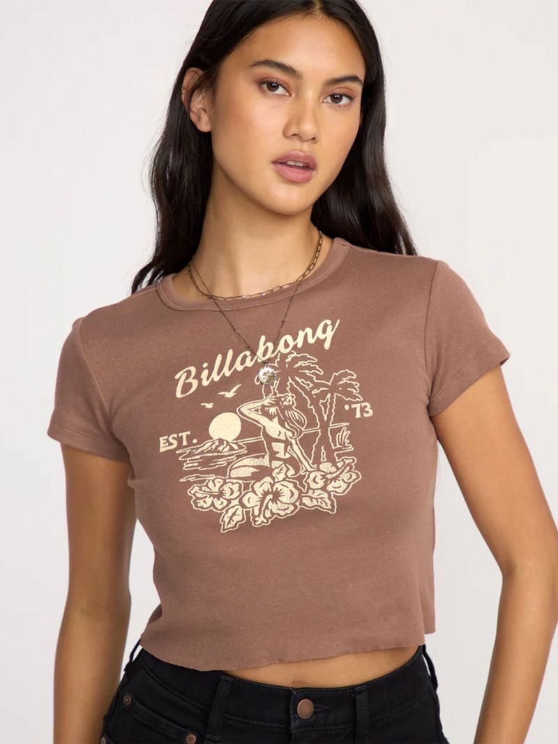 Polera-Manga-Corta-Mujer-Tropic-Happenings-Cafe-Oscuro-Billabong