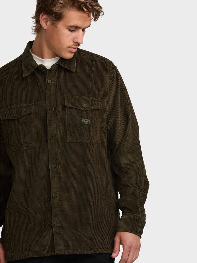 Camisa Cotelé Hombre Bong Days Café Billabong
