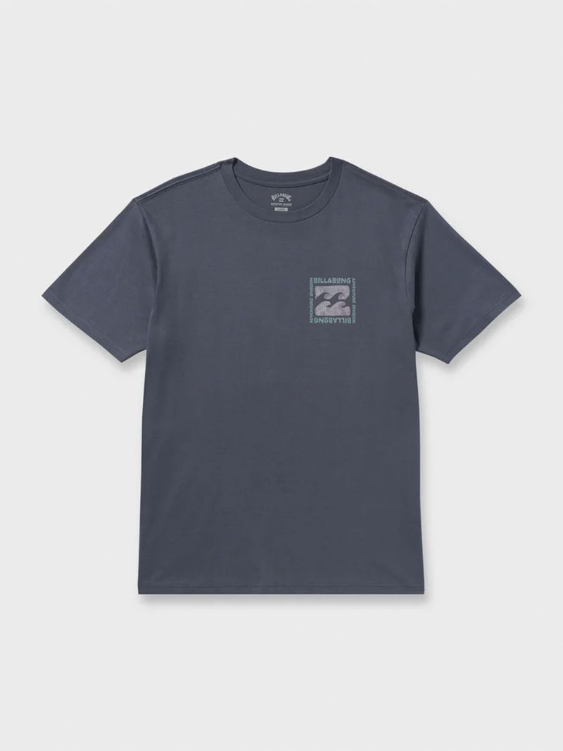 Polera Manga Corta Hombre Trail Adiv SS Azul Oscuro Billabong